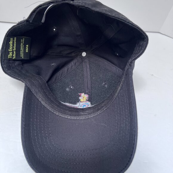 The Beatles Yellow Submarine 2018 Embroidered Black Cotton Adjustable Dad Hat - Picture 5 of 7